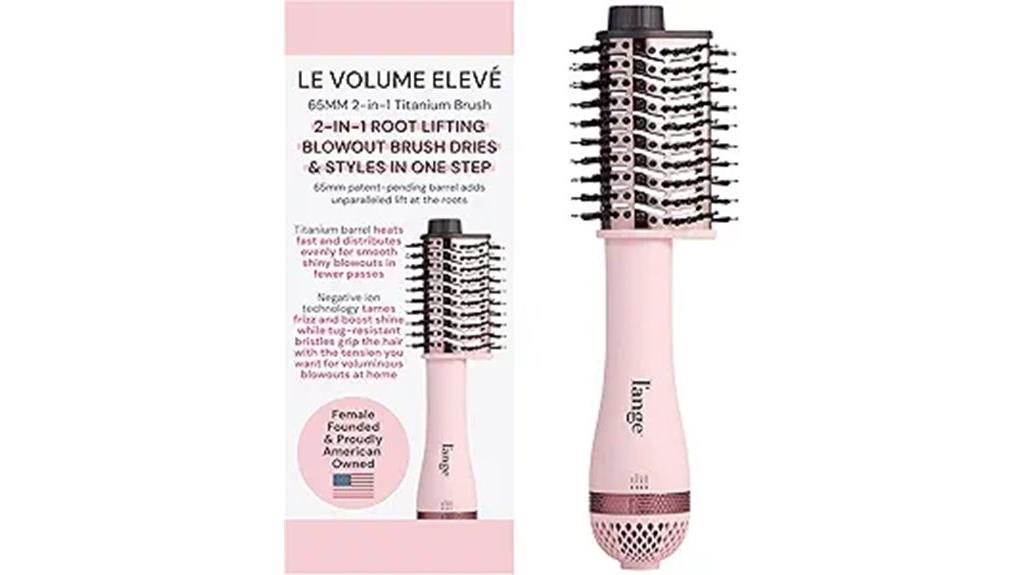 high volume titanium brush