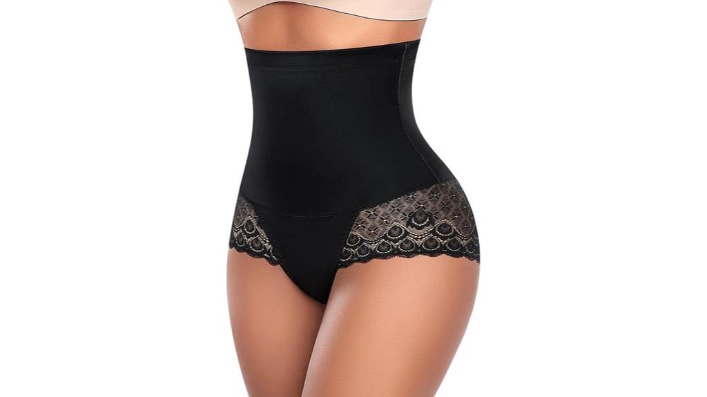 high waist lace shaping panties