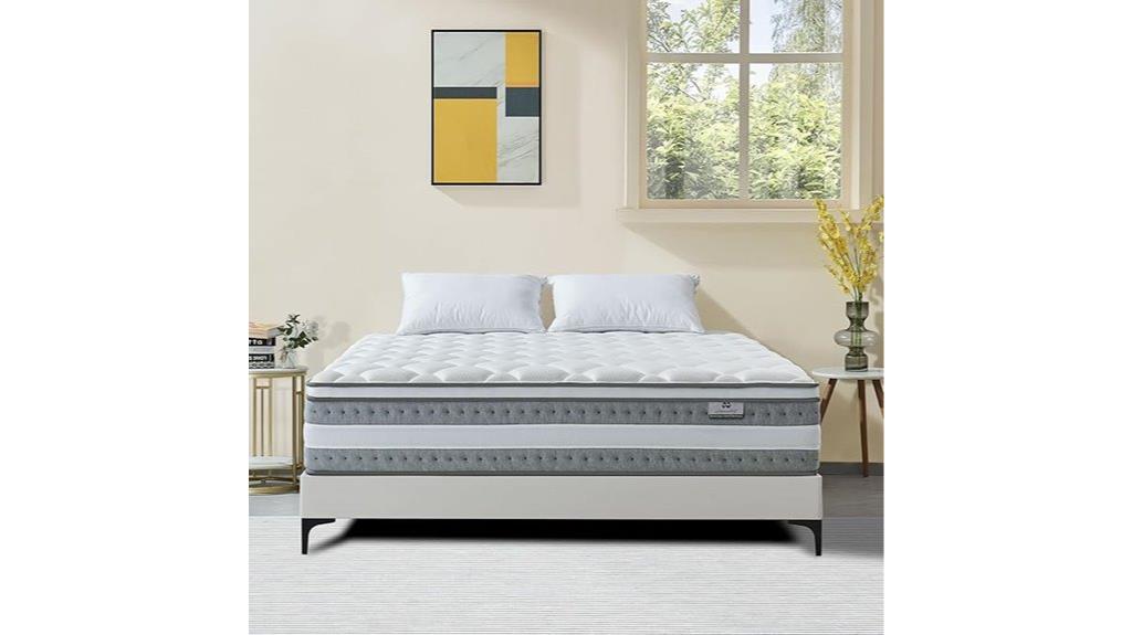 hybrid queen mattress with memory foam