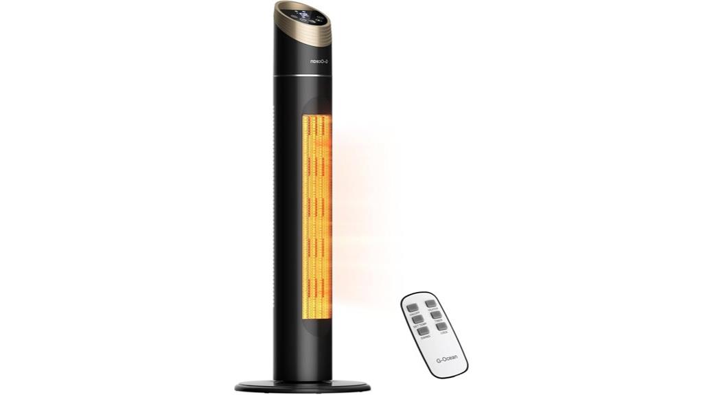 indoor tower heater with remote