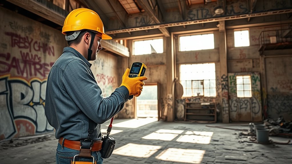 inspect for structural damage