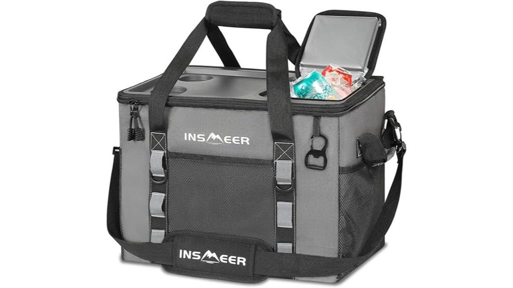 insulated cooler bag features