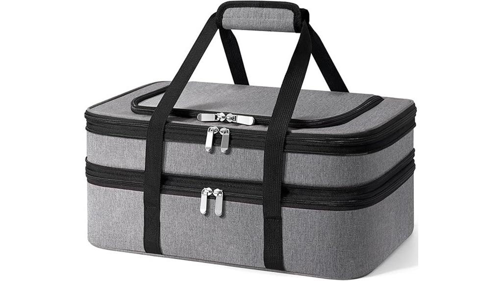 insulated hot cold food carrier