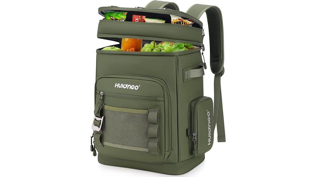 insulated waterproof camping backpack