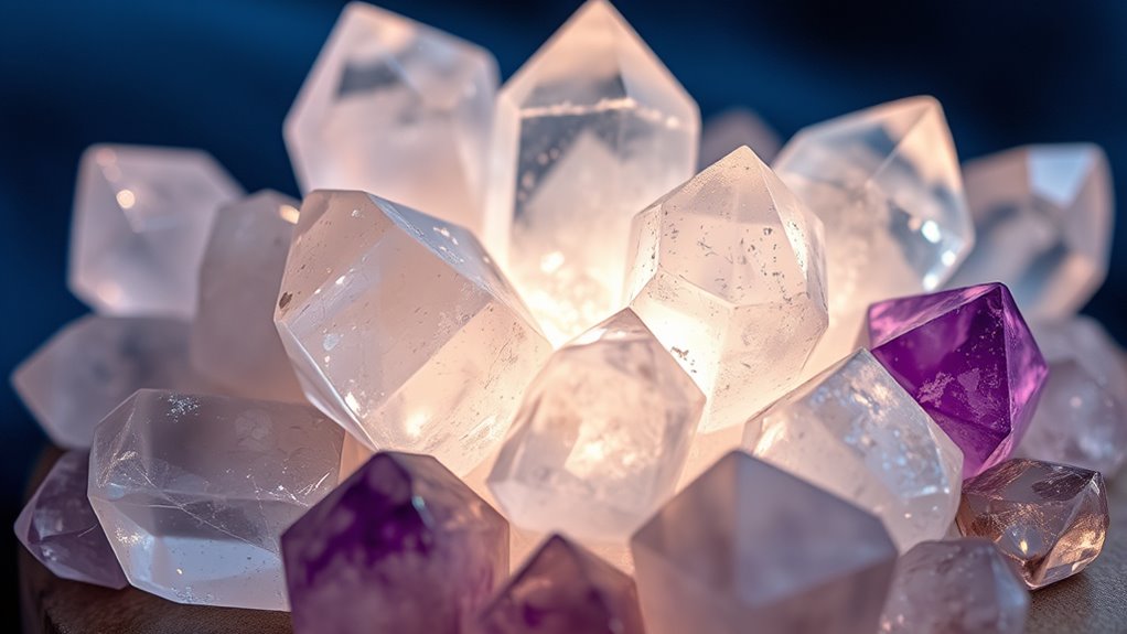 intention amplifies crystal healing