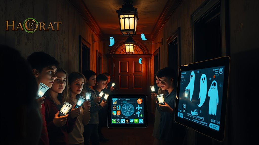 interactive tech enhanced ghost hunts