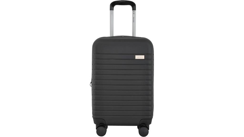 kensie s 20 black luggage
