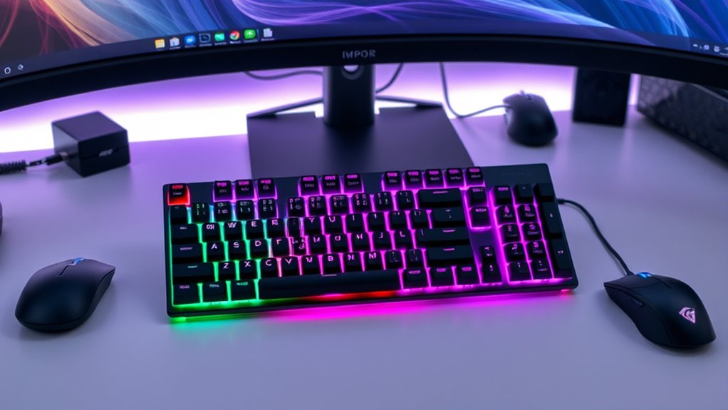 keyboard size and features