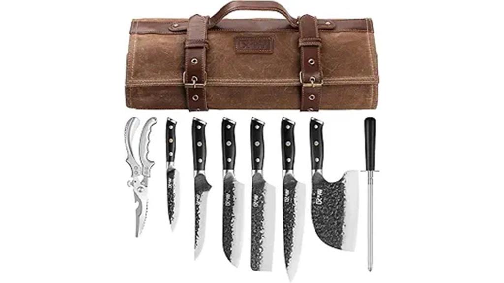 kitchen and camping knife set