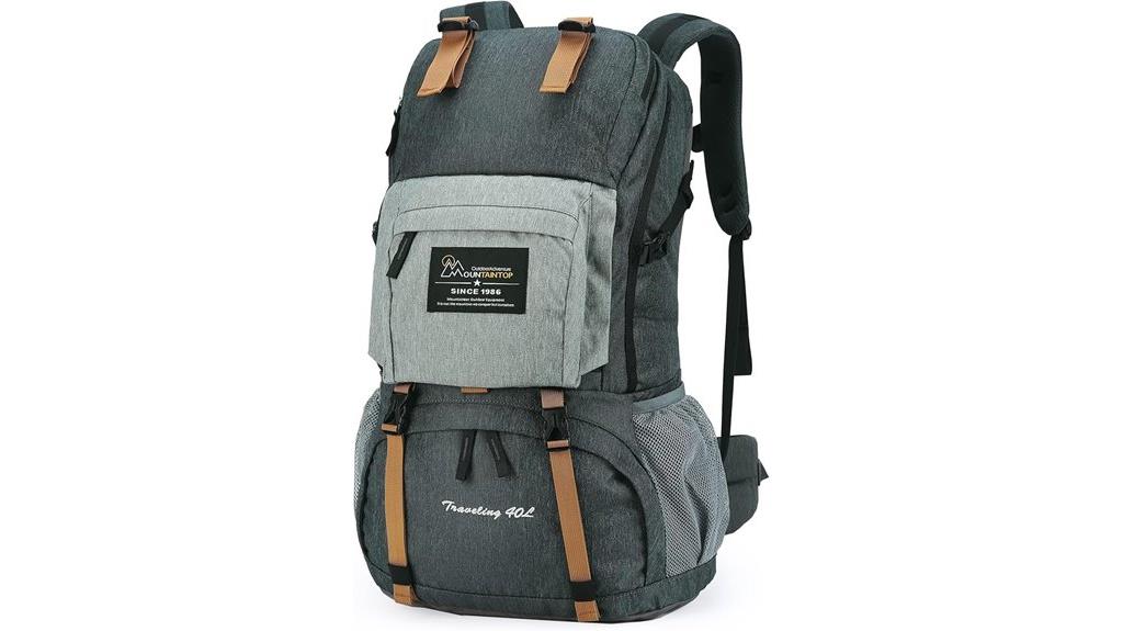 large capacity hiking backpack