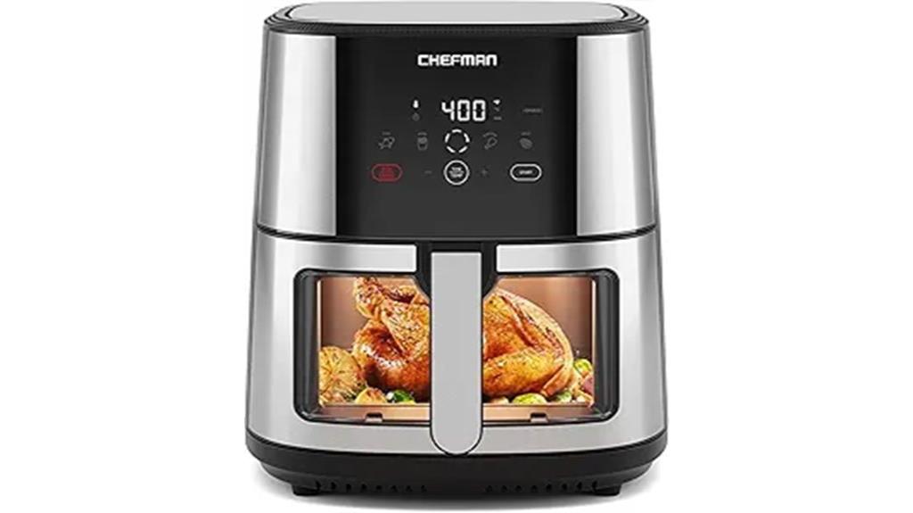 large capacity viewing air fryer