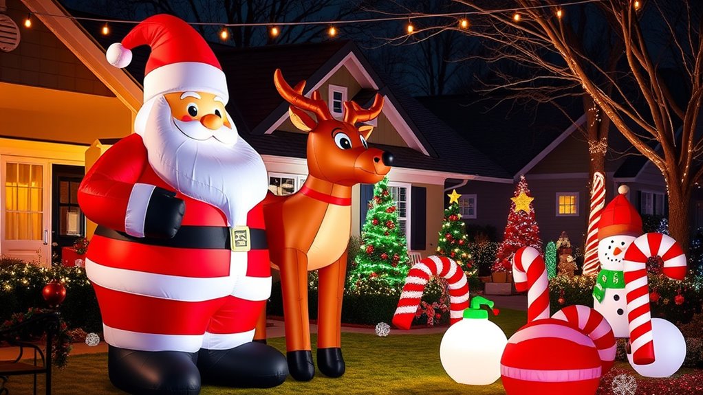 large festive outdoor inflatables