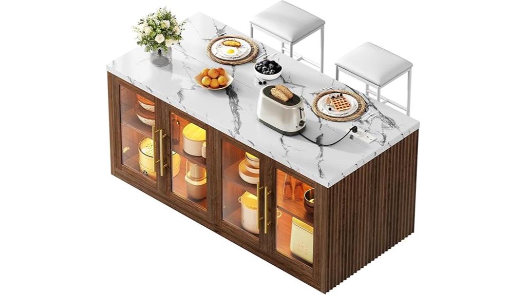 large mobile kitchen island