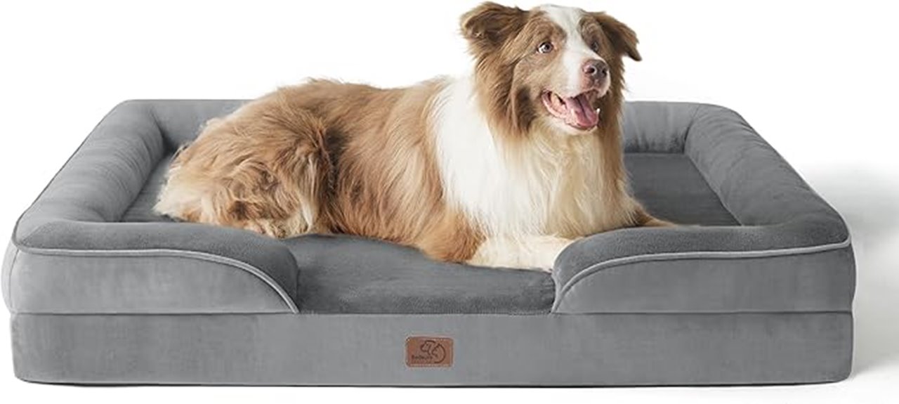 large orthopedic dog bed