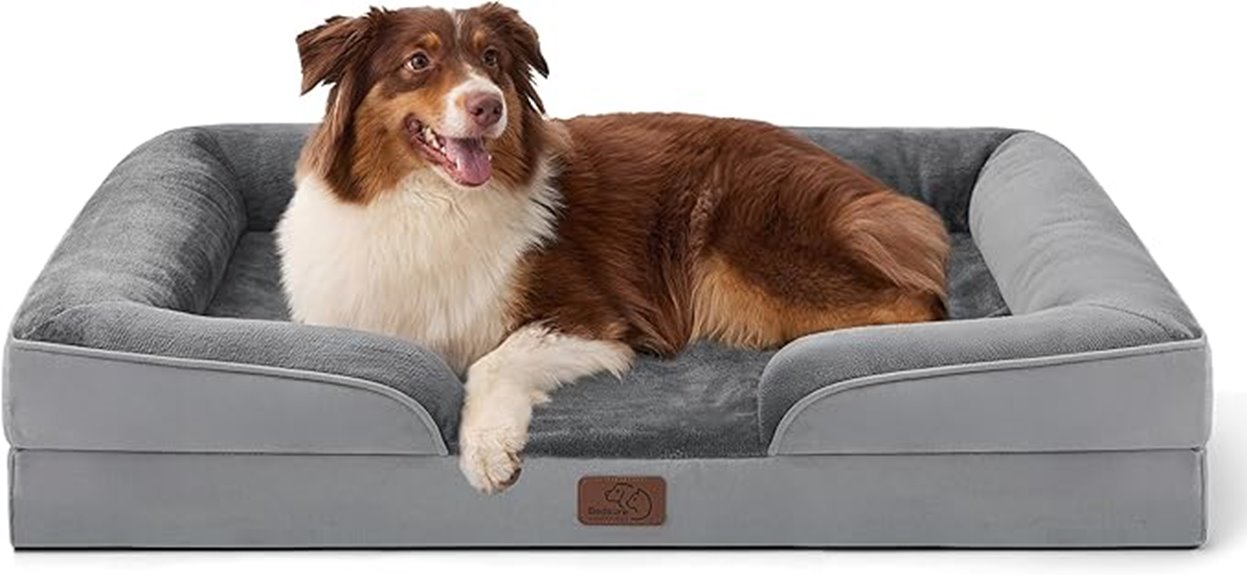 large orthopedic dog bed