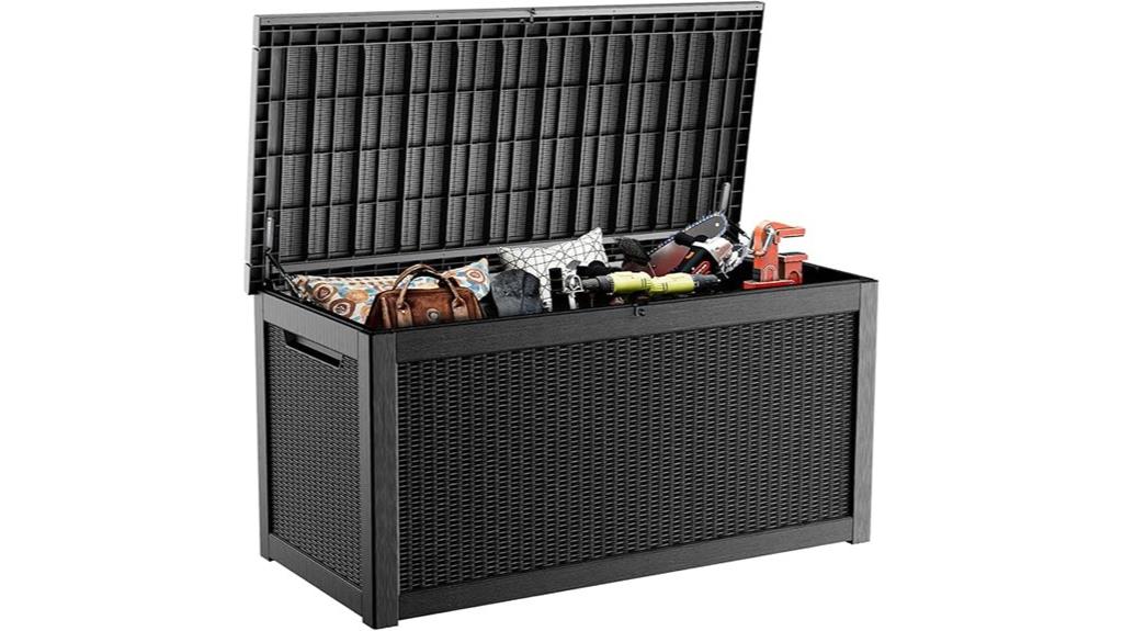 large waterproof deck storage