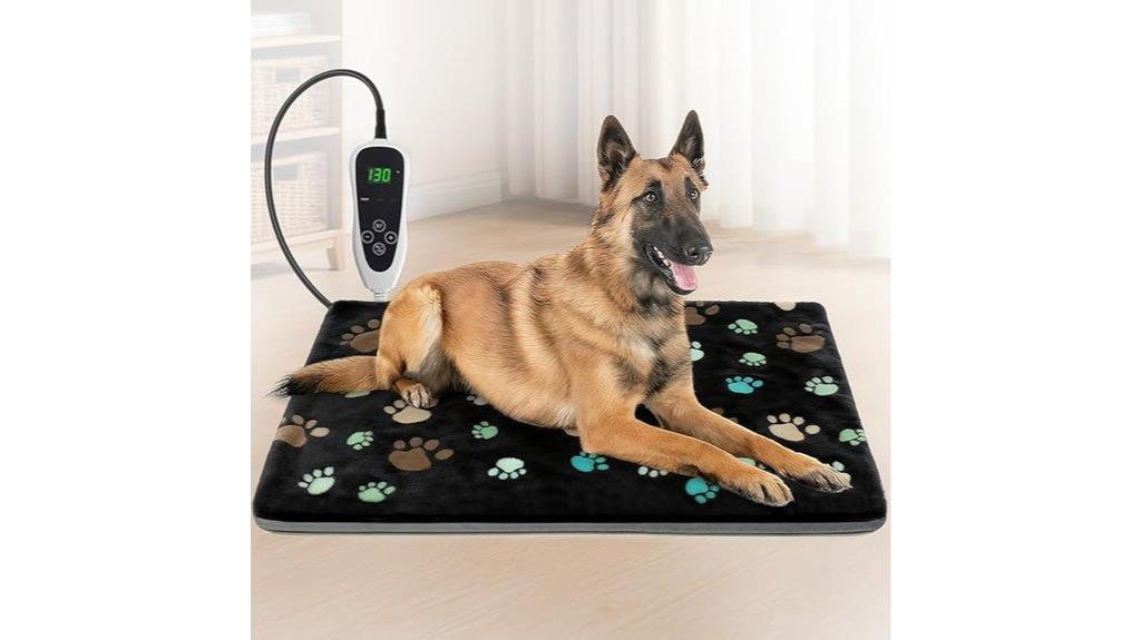 large waterproof heated dog pad