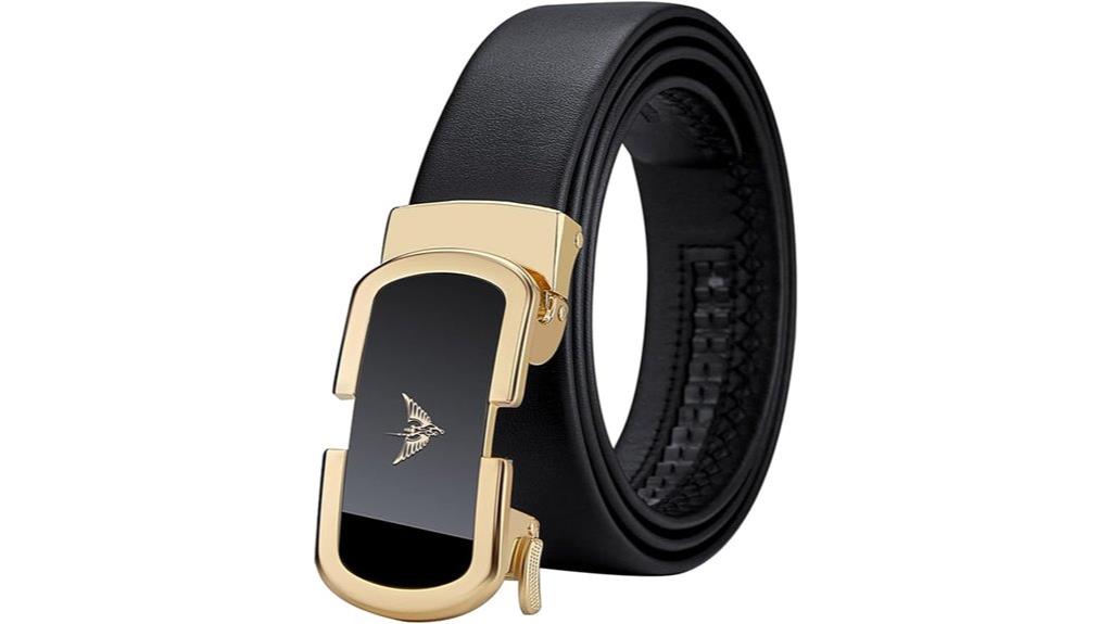 leather men s ratchet belt