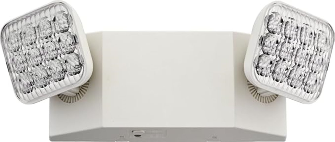 led emergency lighting fixture