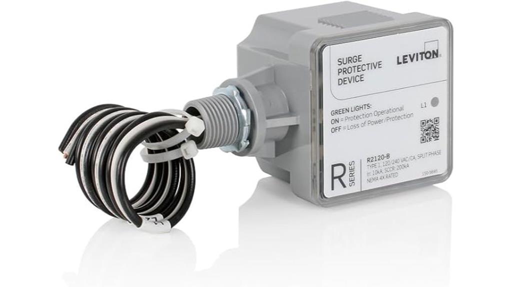 leviton surge protection panel