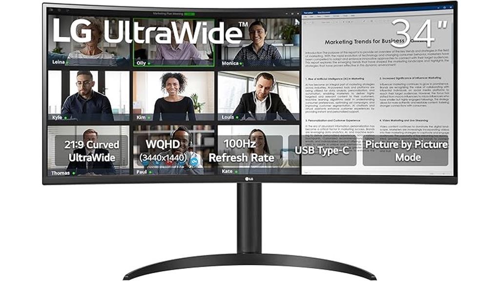lg 34 inch ultrawide curved