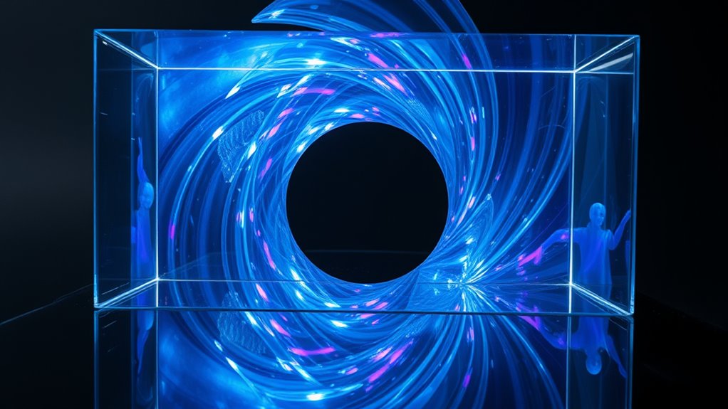 light interaction creates illusions