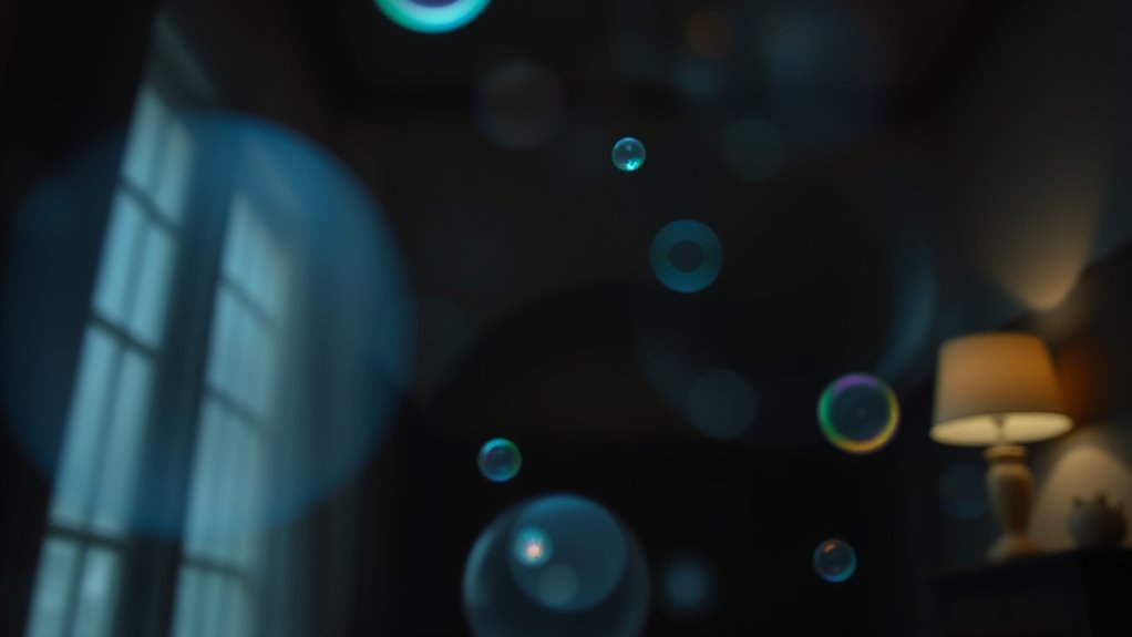 light interactions create visual artifacts