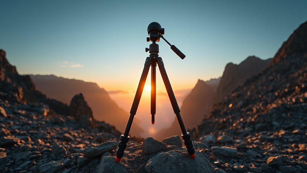 lightweight adjustable stable tripod