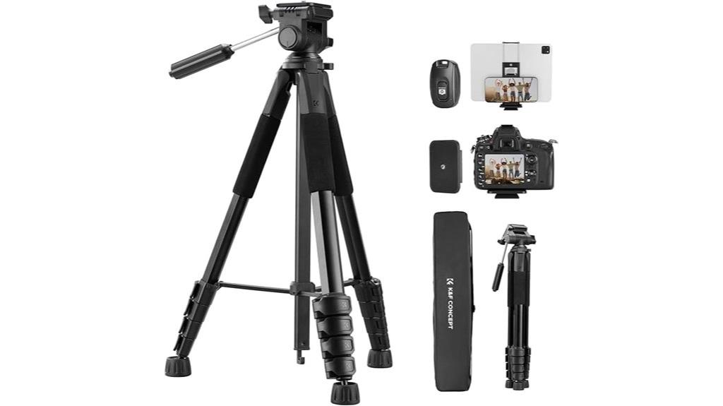 lightweight travel camera tripod
