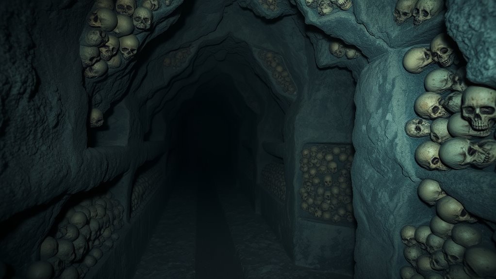 limestone quarries become ossuary