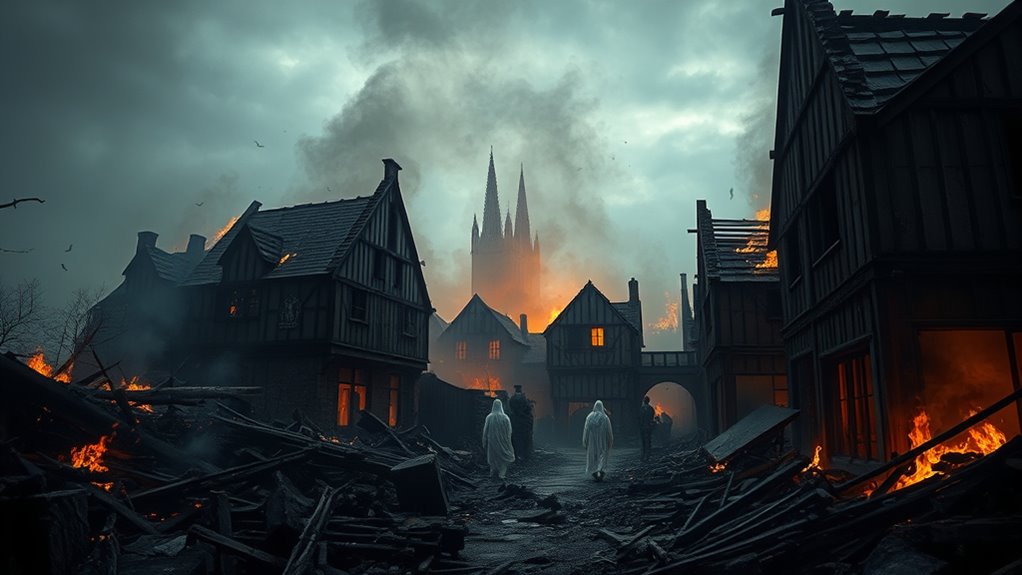 london fire destruction timeline