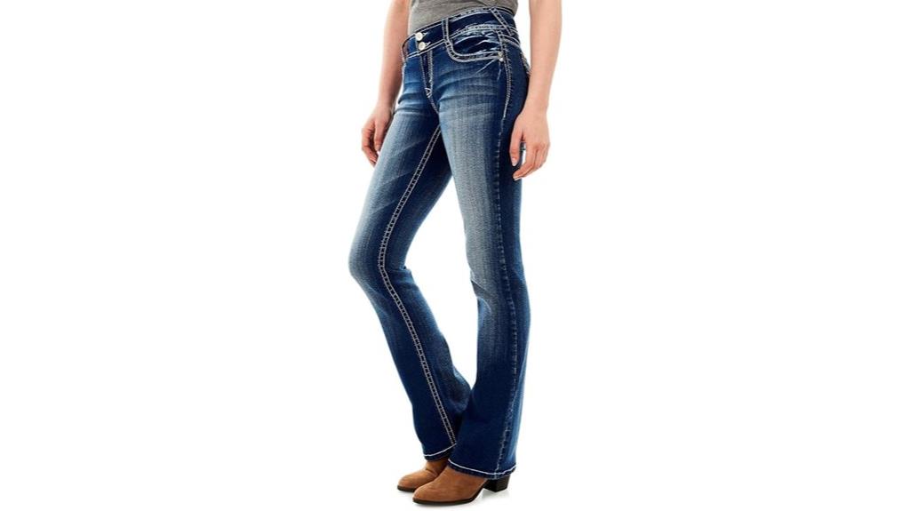 luscious curvy bootcut jeans