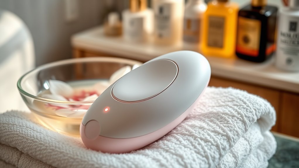 luxury at home facial cleansing