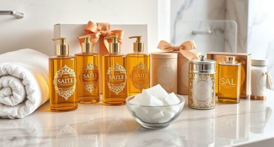 luxury bath oil sets