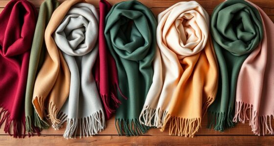 luxury cashmere winter scarves