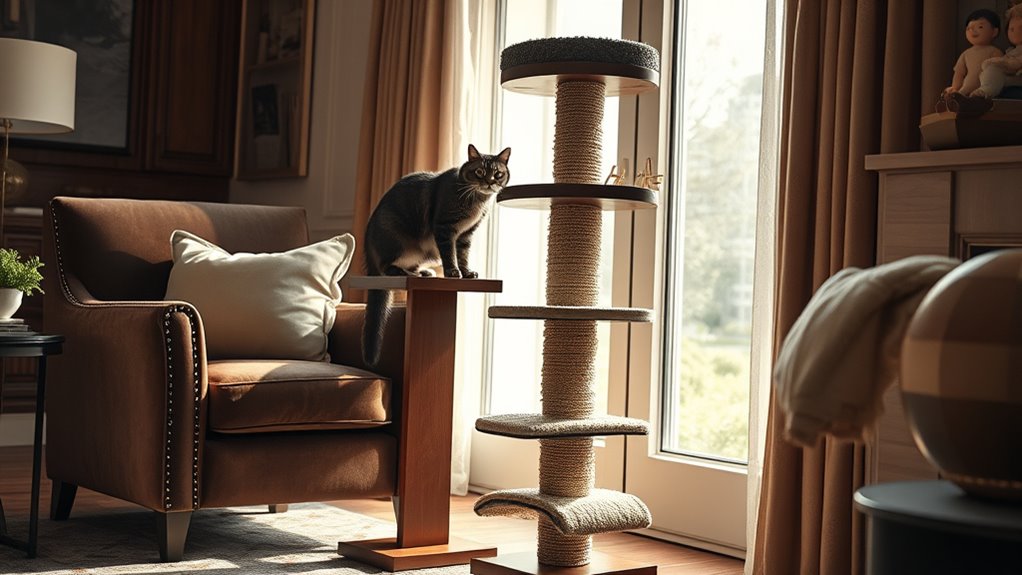 luxury cat scratching posts