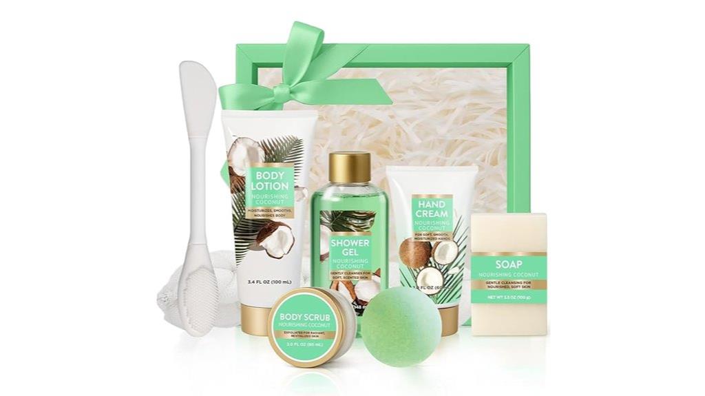 luxury coconut spa baskets