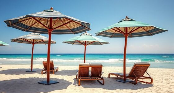 luxury durable beach umbrellas