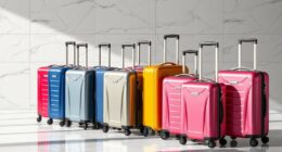luxury durable suitcase sets