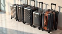 luxury durable travel luggage