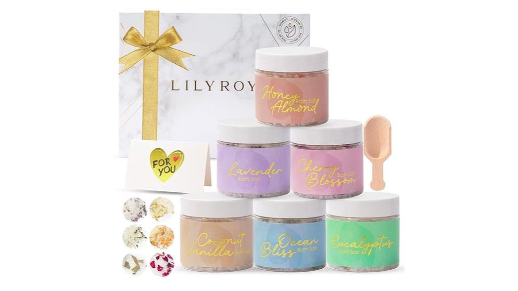 luxury floral salt gift