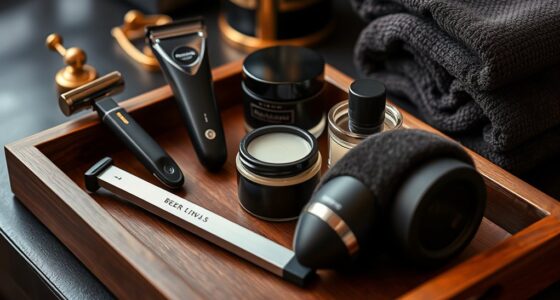 luxury grooming kit selection