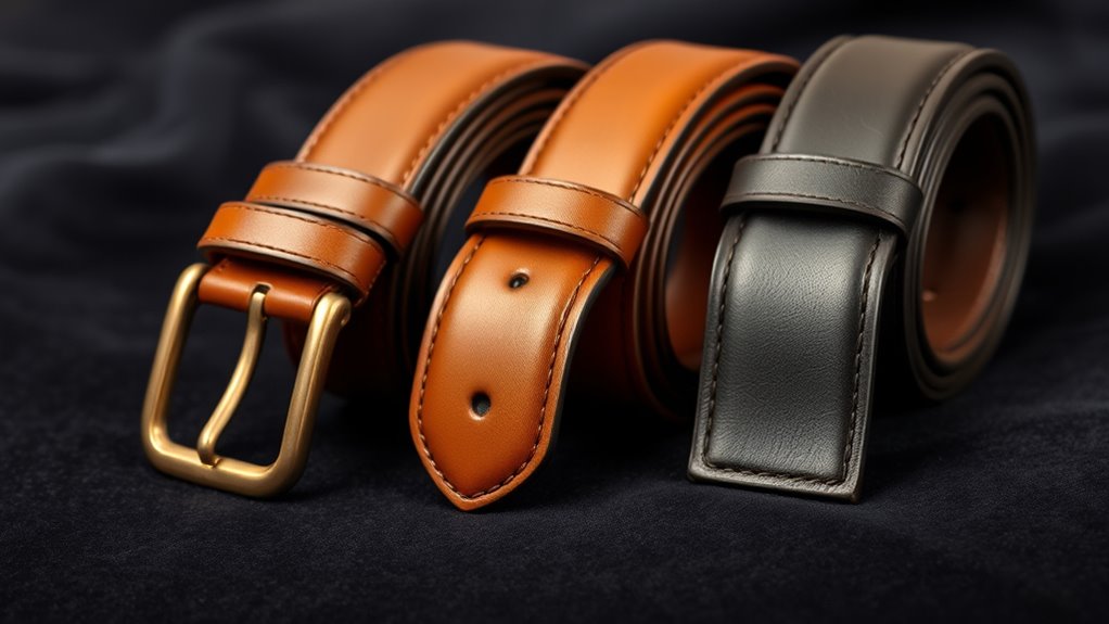 luxury men s leather belts