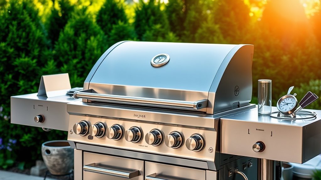 luxury outdoor grill selection