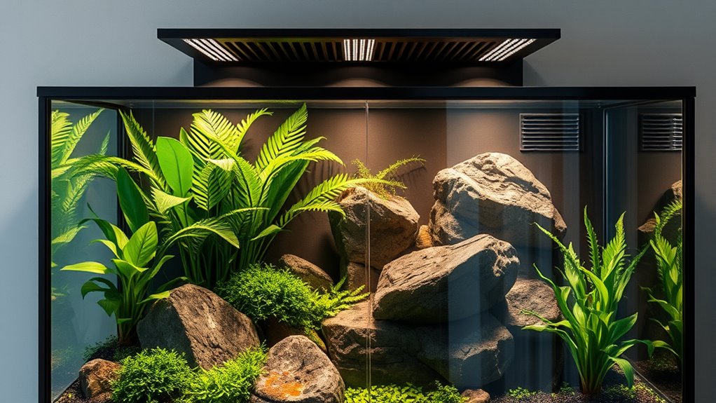 luxury reptile terrarium designs