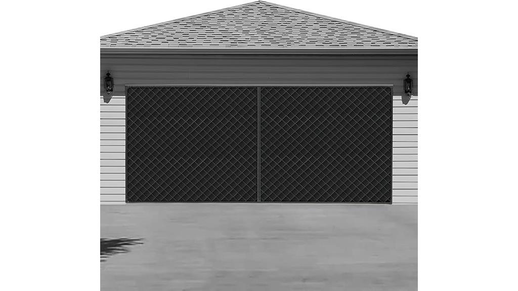 magnetic thermal garage curtain