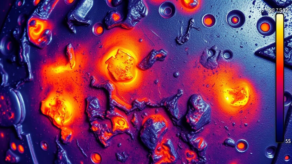 material influence on thermal imaging