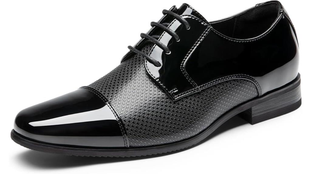men s classic patent oxfords