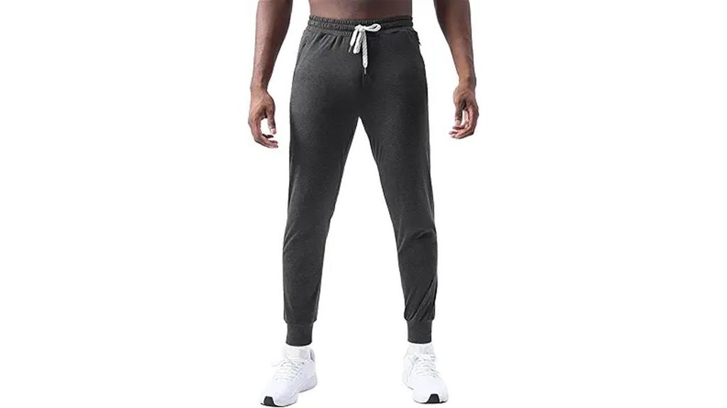 men s joggers with zippers