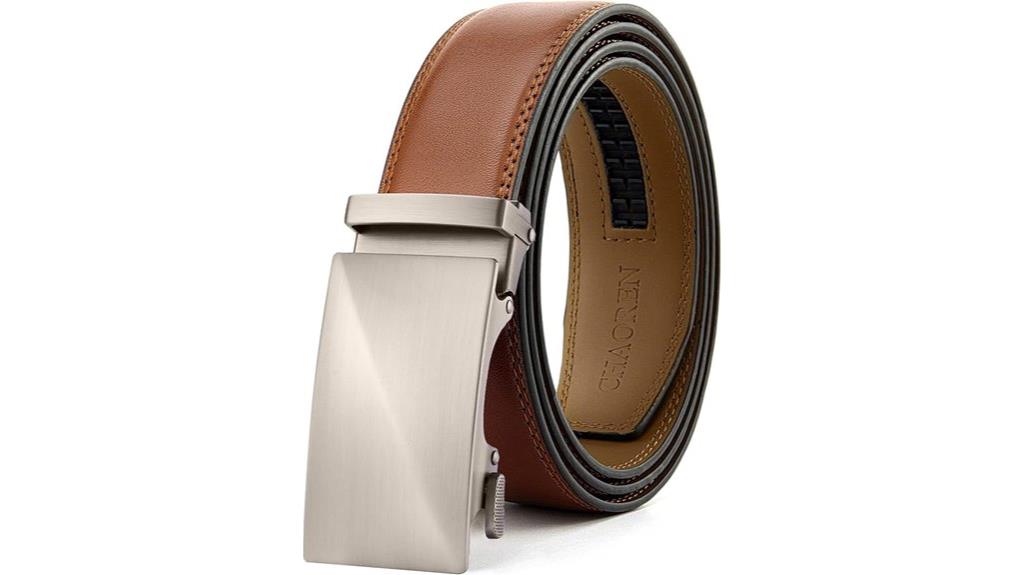 men s leather ratchet belt